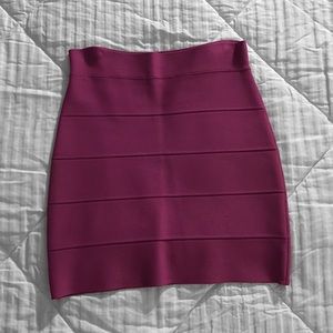 BCBG Purple Mini Skirt